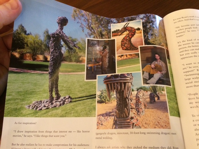 McCallister Sculpture Scottsdale metal artist - Images Arizona